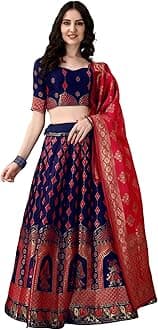 JAYA CREATION BANARASI JAQUARD LEHENGA CHOLI