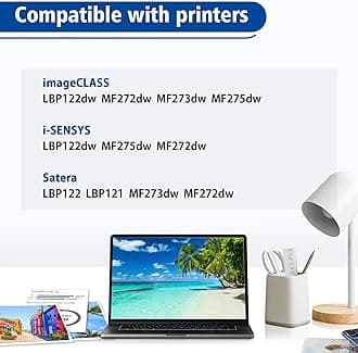 High-Capacity 071 Toner Cartridge (1200 Pages) - Replacement for Canon 071/071H - Compatible with imageCLASS LBP121/LBP122/LBP122dw & MF270/MF272/MF273/MF275 Series Printers