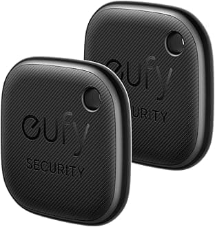 by Anker SmartTrack Link (Black, 2-Pack), Android not Supported, Works with Apple Find My (iOS only), Key Finder, Bluetooth Tracker for Earbuds and Luggage, Phone Finder, Water Resistant