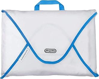 Design Travel Garment Bag Clothes Folder – 14.5” x 10.5” Packing Bag & Organizer for Luggage | Large-Capacity, Anti-Wrinkle Garment Bags for Travel, Carry-On Suitcases & Clothing Storage, Blue