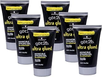 Ultra Glued, Invincible Styling Gel, 1.25 Oz., Pack of 6