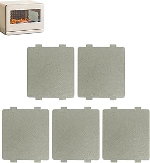 5 PCS Waveguide Cover, Universal Mica Sheet for Microwave Oven, Cut to Size, 108mmX99mm, 5 Pack
