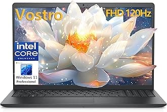 Dell 15.6" Laptop Computer for Home and Student, Intel Core Processor (Beat i5-1145G7), 16GB DDR4 RAM, 256GB PCIe SSD, Business Vostro 3530 120Hz FHD, WiFi, Bluetooth, Type-C, HDMI, Windows 11 Pro