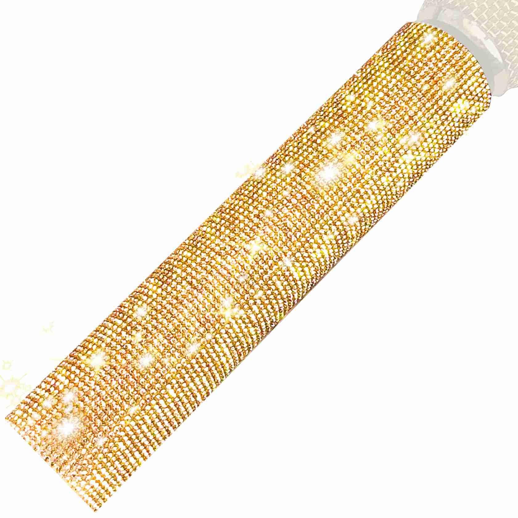 RK Mic Handle Sleeve Protector for Shure Beta58 SM58 Beta87A Wireless Handheld Bling Champagne Golden Cover