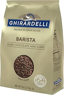 Chocolate Company Dark Chocolate Barista Mini Chips 10,000 per lb, 5lb. Bag (Pack of 1)