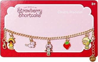 LUV HER Strawberry Shortcake 7" Bracelet with Metal Charms Strawberry Shortcake - Ages 3+