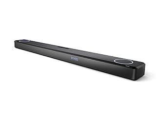 Philips Fidelio FB1 7.1.2 Channel Surround Sound Bar with Built-in Dolby Atmos and Subwoofer + DTS Play-Fi, All-in-One, Premium Design and Materials