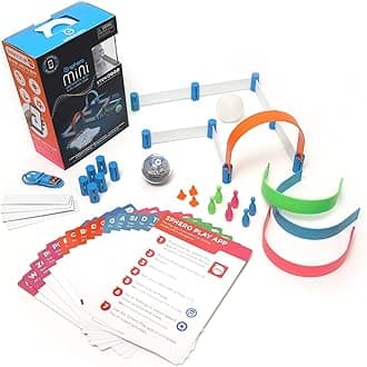 Sphero Mini Activity Kit – App-Enabled Coding Robot for Kids 8+ – Learn Coding & AI Literacy with Blocks, JavaScript, & Python – Construction Set & Activity Cards – STEM Educational Toy