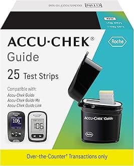 Guide Glucose Test Strips for Diabetic Blood Sugar Testing (Pack of 25)