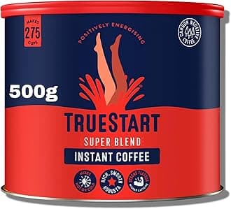 – Barista Grade Super Blend Strong Instant Coffee – 1 x 500g (275 Cups), Premium Freeze-Dried Coffee Granules, Mycotoxin-Free, Antioxidant Rich, Strong & Smooth with 100% Full Flavour