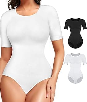 BRABICWomens Bodysuit Shapewear for Tummy Control Seamless Sleeveless Tank Tops Body Shaper