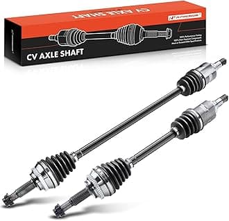 A-Premium Pair (2) Front CV Axle Shaft Assembly Compatible with Toyota Corolla 2009-2018, Matrix 2003-2013 & Pontiac Vibe 2003-2010, L4 1.8L, Driver and Passenger Side