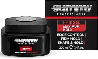 Professional Hair Gel for Men and Women – Strong Hold Styling Gel for Slick Back, Curls, Braids, Twists & Edge Control – Clear Gel for Shine, Conditioning, and Neat, Lasting Hairstyles – 220 ml