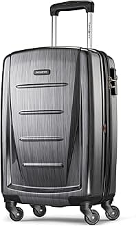 Winfield 2 Hardside Luggage with Spinner Wheels, Charcoal, Carry-On 20-Inch, Winfield 2 Hardside Luggage With Spinner Wheels
