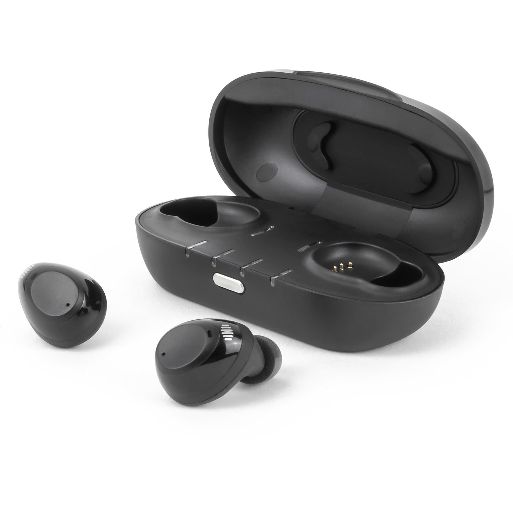 Nuheara IQbuds Boost Intelligent Wireless Earbuds Hearing Amplifiers - Bluetooth, Must Be Used with App for iOS, Android