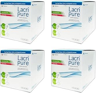 MeniconLacriPure Rinsing & Insertion Saline 98 Vials (Pack of 4)