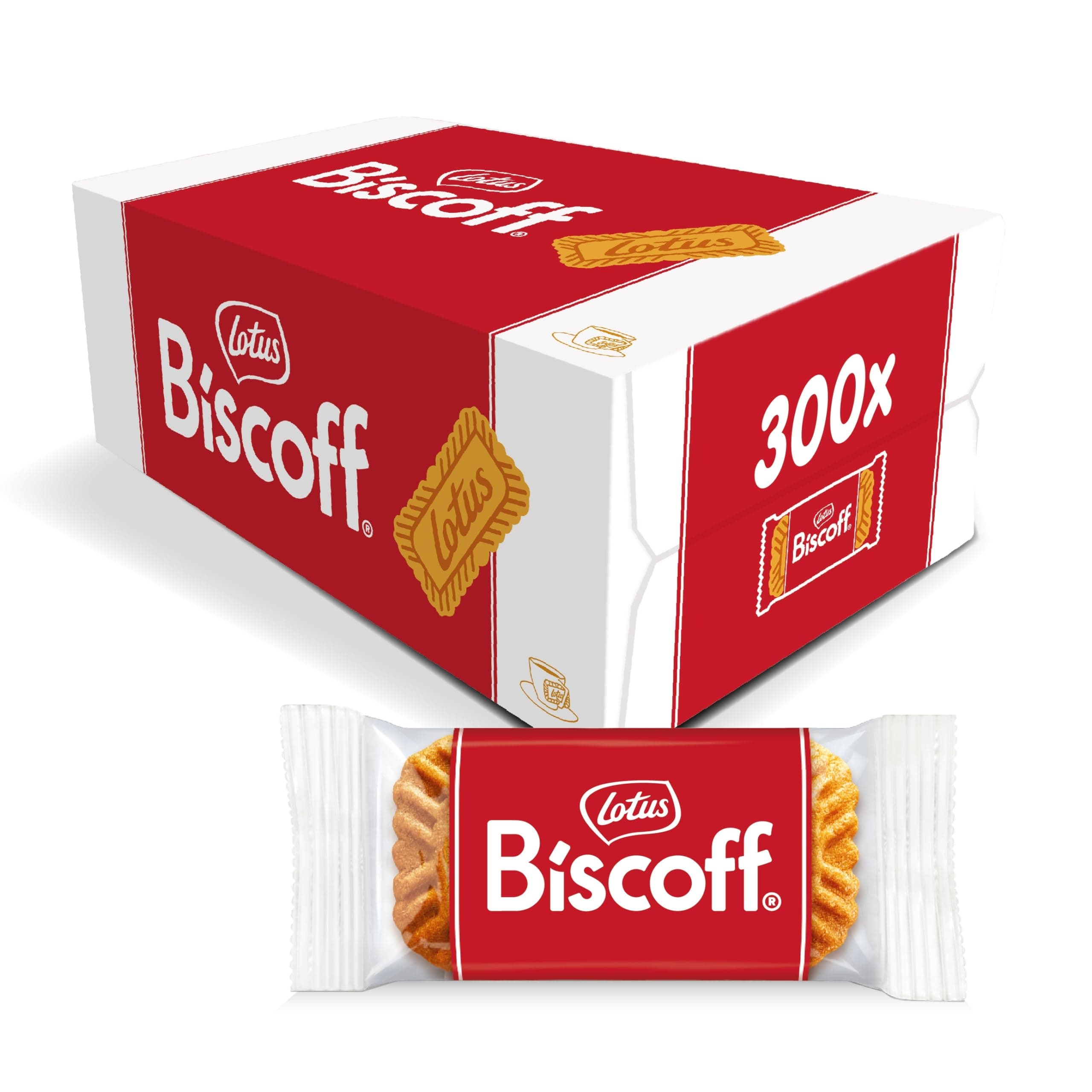 Original Caramelised Single Biscuits (Pack of 300 - catering size)