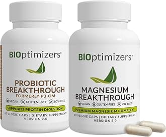 P3-OM (60 Capsules) and Magnesium Breakthrough 4.0 (60 Capsules) Supplement Bundle