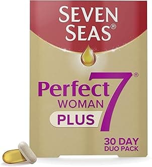 Perfect7 Woman Plus, Multivitamin For Women With Omega-3, Vitamin D And Zinc For Women’s Health Support 1-7, 30 Tablets plus 30 Capsules, 1 Month Supply
