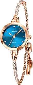 Women Watches Bracelet Diamond Ladies Female Small Rose Gold Fashion Luxury Thin Waterproof Analog Quartz Casual Girls Wife Gifts Silver Wrist Watch