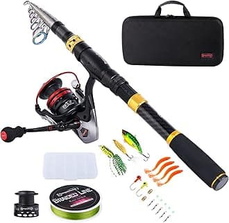 Telescopic Fishing Reel Carbon Fiber Fishing Rod Spinning Reels Fishing Accessories Travel Saltwater Freshwater Fishing Tackle