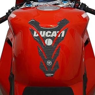 labelbike - Tank PAD 3D Gel Resin Sticker Motorcycle Tank Decoration and Protection compatible with Ducati