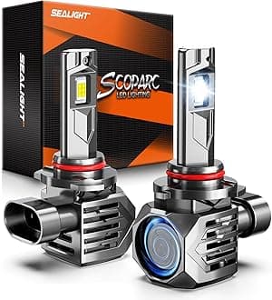 9005/HB3 Fog Lamps 60,000LM for ATVs & Powersports, 2025 Version, 9×Brighteness S7S Series Wireless 9005 Fog Lights 1:1 Real Size 10 Years Lifespan- Pack of 2