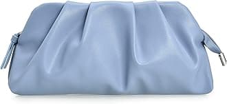 Chic Soft Vegan Leather Clutch Bag Dressy Pleated PU Evening Purse for Women