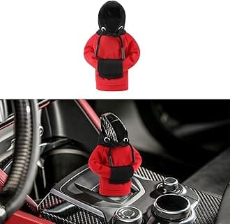 Universal Gear Shift Cover, 4.76Inch Funny Shifter Hoodie, Car Shifter Stick Protector Decoration for Most Car Gear Shift Levers