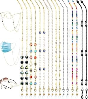 EAONE Glasses Chain for Women, Stylish Sunglasses Strap Eyeglass Holders arou...