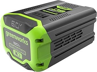 Greenworks 60V 5.0AH Ultra Power Battery | Provides Fade-Free Power for Maximum Performance | Compatible with 75 Tools