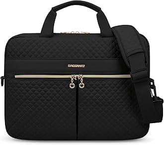 BAGSMART 15.6/17.3 Inch Laptop Bag, Briefcase for Women, Large Laptop Bag, Computer Bag, Office, Business, Travel