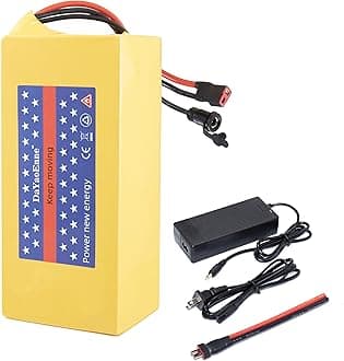 36V 10Ah Lithium Battery 36V/48V/52V 10Ah/14Ah/20Ah/30Ah Lithium Battery Pack for E-Bike/Scooter with 30A BMS & 2A Charger‌ T-Plug | 200-1200W Motor Support‌ (36V10Ah with Charger)
