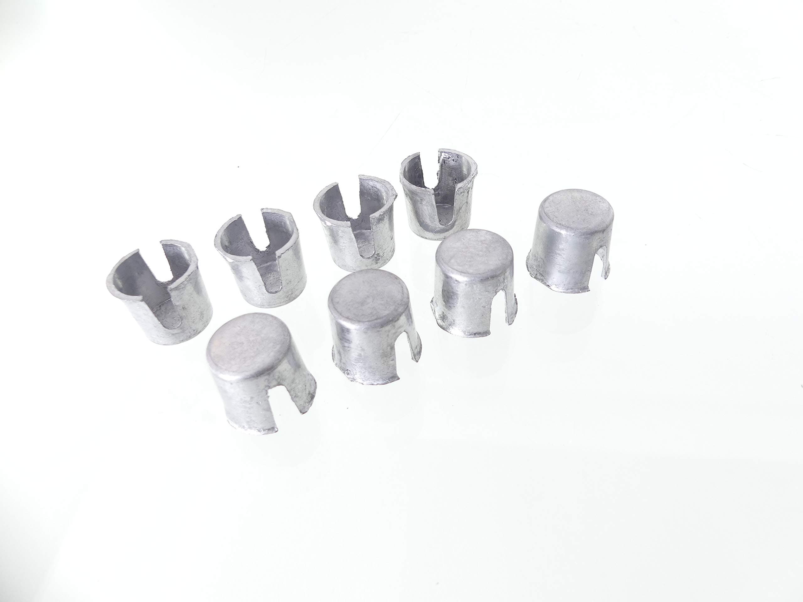 Tech Team #00809 Lead Terminal Shims, Make Secure Connections to Worn or Damaged Battery Posts, for Boat, RV, Automobile, Cargo Van, Jet Ski, 8 Pieces