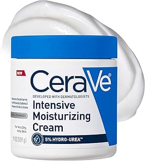 CeraVe Intensive Moisturizing Cream, Body Moisturizer With Shea Butter, 72H Hydration + Skin Barrier Repair, Fragrance-Free Body Lotion For Extremely Dry Skin, 19oz | Packaging May Vary