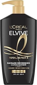 L'OREAL PARIS Hair Care Floral Scent Hair Expert Total Repair 5 Restoring Conditioner for Damaged Hair, 28 Fluid Ounces