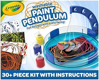 Crayola Paint Pendulum (30pcs), Washable Paint Kit, Kids Arts & Crafts, Art Toys for Girls & Boys, Gift for Kids, Ages 7+
