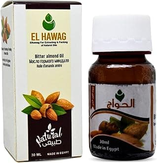 Pure Bitter Almond Oil Cold Pressed Natural Vegan For Face And Skin Hair Care Skincare Facial Body (1.05 oz / 30 ml)