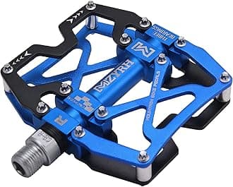 MZYRH Mountain Bike Pedals, Ultra Strong Colorful CNC Machined 9/16" Cycling Sealed 3 Bearing Pedals