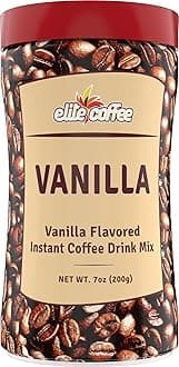 Elite Vanilla Flavored Instant Coffee 7oz