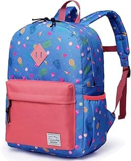 Kids School Backpack Rucksack for Boys Girls Children's Toddler Backpack Kindergarten Book Bag with Chest Buckle