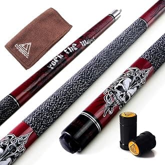 ROCKIN Series 58" 19/20/21oz Maple Pool Cue Stick Set