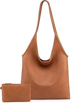 Slouchy Hobo Bags for Women Soft Designer Shoulder Purses Ladies Top Handle Handbag