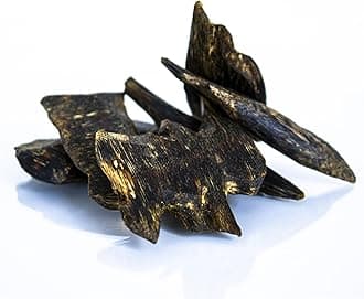 Ercao Chinese Kyara Agarwood Incense (Qinan Oud Incense) - Premium Natural Agarwood for Home Fragrance & Luxury Gifts (100g - High Grade - Block)