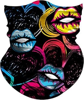 Obacle Skull Face Mask for Women Dust Wind Sun Protection Rave Festival Riding