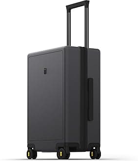 Luminous Luggage, Dark Grey, Carry-On 20 Inch, Casual