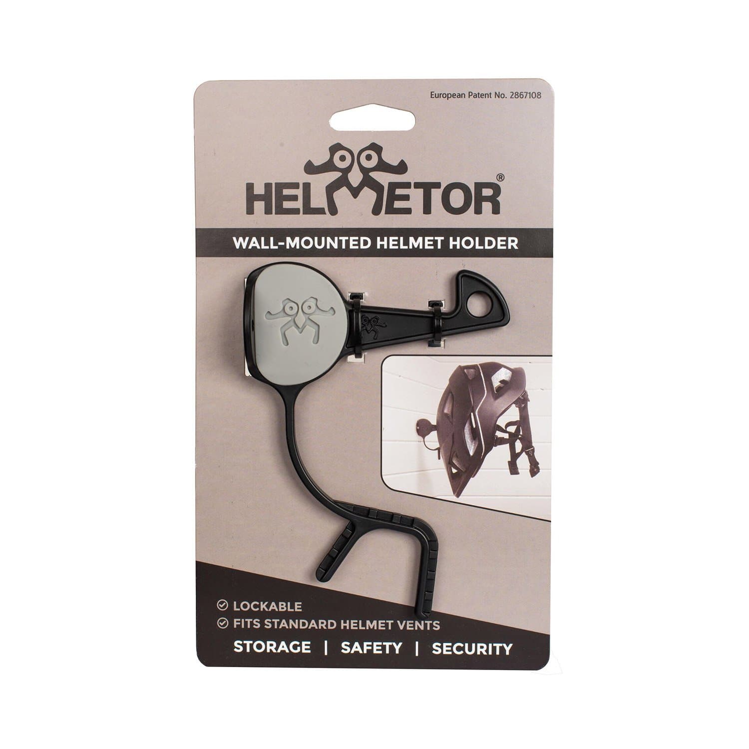 Helmet Holder (Grey)