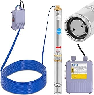 Submersible Pump Well Water Pump Garden Borehole Submersible Pump 3000L/hr 550W HT-ROBSON-SP550-80 (Max. Head Lift 80m, 2850rpm, Borehole Diameter 100mm)