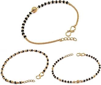 JHB Gold Plated Hand Bracelet Combo For Women