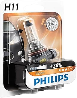 Philips Vision 12362PRB1 H11 Car Headlight Bulb